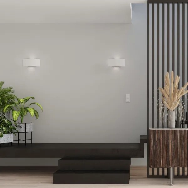 Sollux SL.0936 - Nástenné svietidlo MAGNUS 2xG9/40W/230V biela