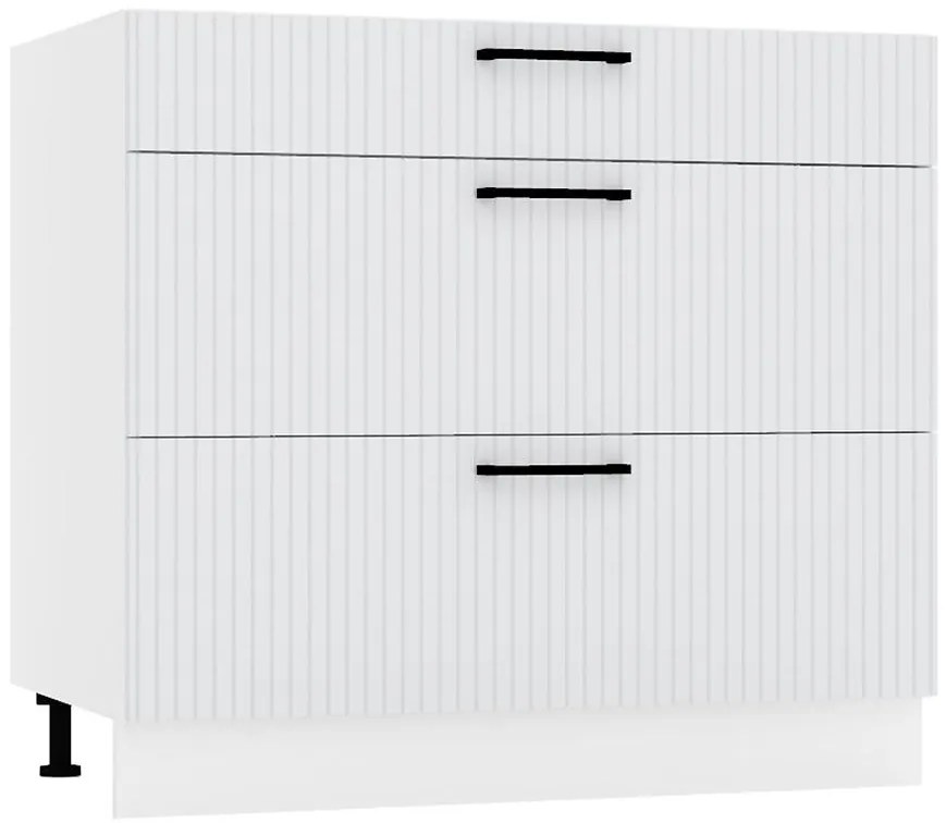 Skrinka do kuchyne  Kate d90pc s/3 svetlo šedá mat