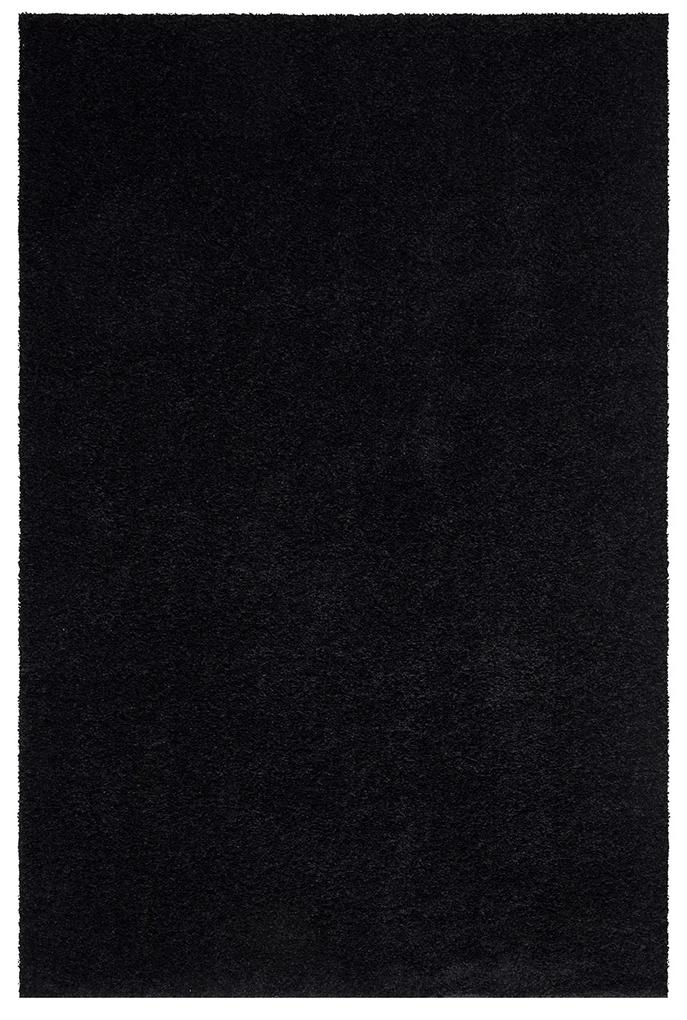 Dekorstudio Shaggy koberec CITY 500 čierny Rozmer koberca: 133x190cm