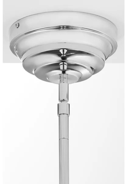 Jupiter 2072 - Luster na tyči PLATINO 3xE27/15W/230V zelená/lesklý chróm