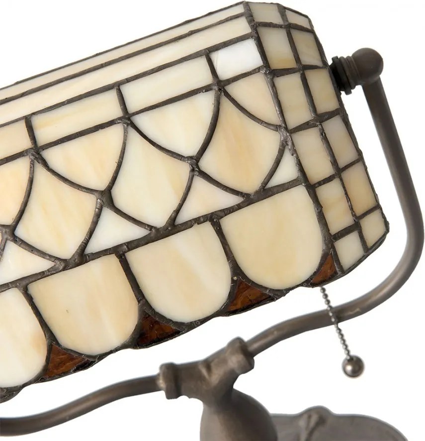Stolná lampa Tiffany Tricia - 26 * 21 * 37 cm E27 / Max 60W