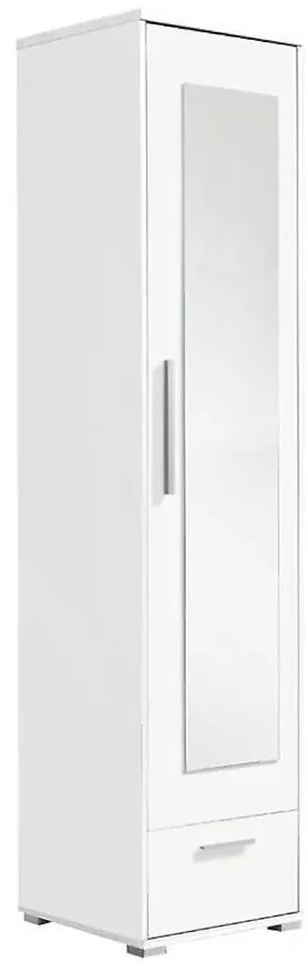 Skriňa so zrkadlom Hit H1 48 cm biela