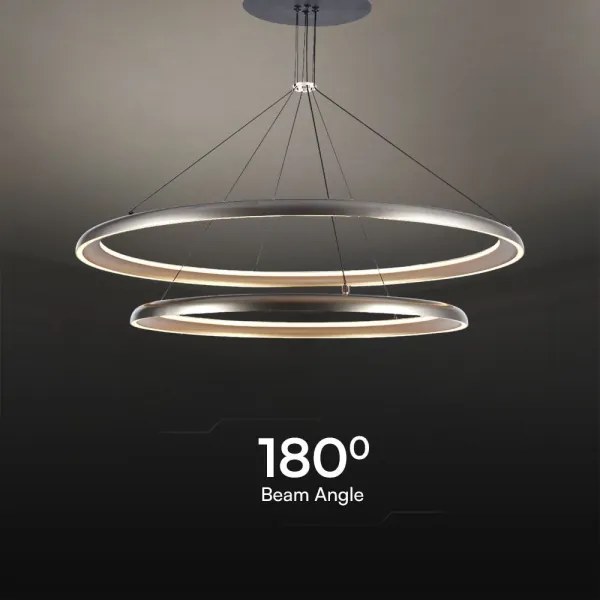 LED Luster na lanku LED/65W/230V 3000K