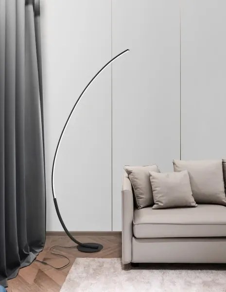 LED stojaca lampa Premium 26 čierne