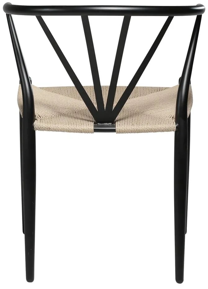 Čierna jedálenská stolička DAN–FORM Denmark Delta