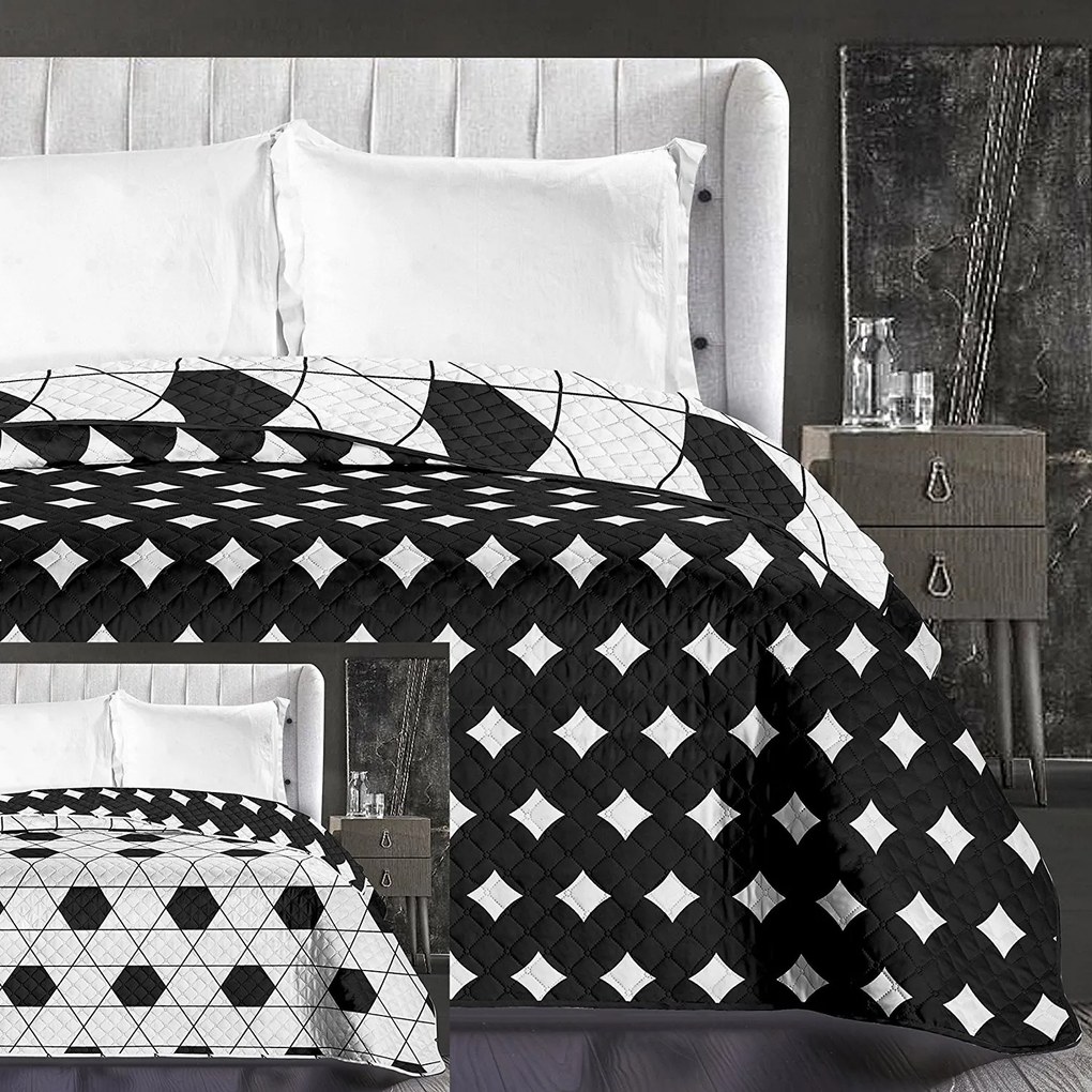 DomTextilu Moderné prehozy na posteľ v bielej farbe Šírka: 170 cm | Dĺžka: 210 cm 7966-21693