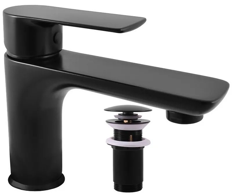 Batéria umývadlová Rav-Slezak Vltava čierne VT427.0KCMATC
