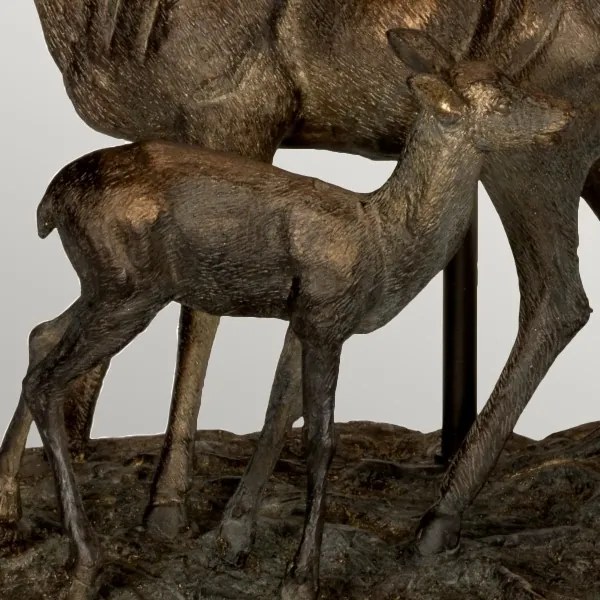 Elstead DL-AMELIA-TL - Stolná lampa AMELIA 1xE27/40W/230V bronzová