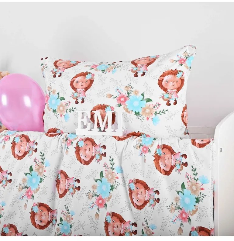 Obliečky detské bavlnené Mončiči EMI, Detský set 90x130 + 45x65