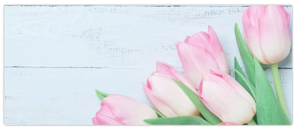 Obraz - Kytica tulipánov (120x50 cm)