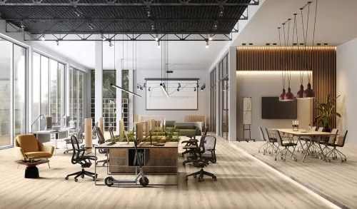 Vinylová podlaha lepená iD Inspiration 30 Forest Oak Pistachio Shell, 1200 x 200 mm, Tarkett