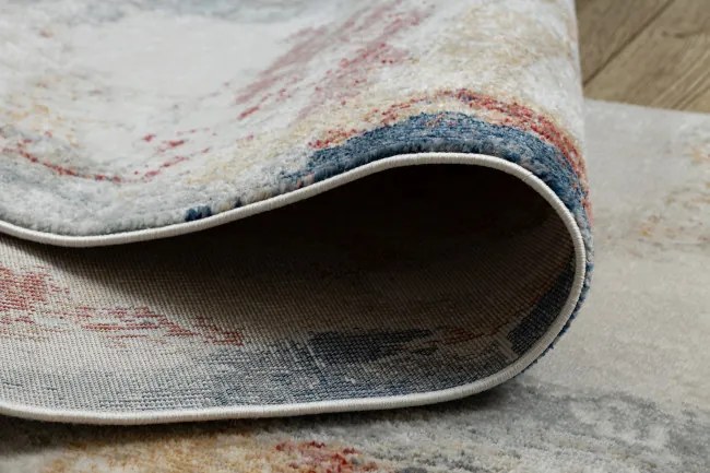 Koberec / behúň DISTIN 0144B biely / ružový / púdrový