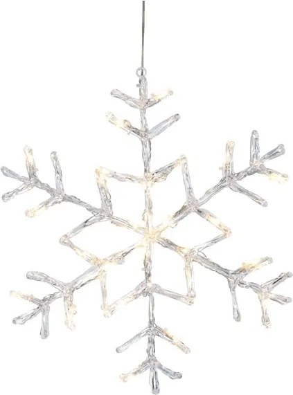 Svietiaca hviezda Best Season Snowflake Silvino, Ø 40 cm