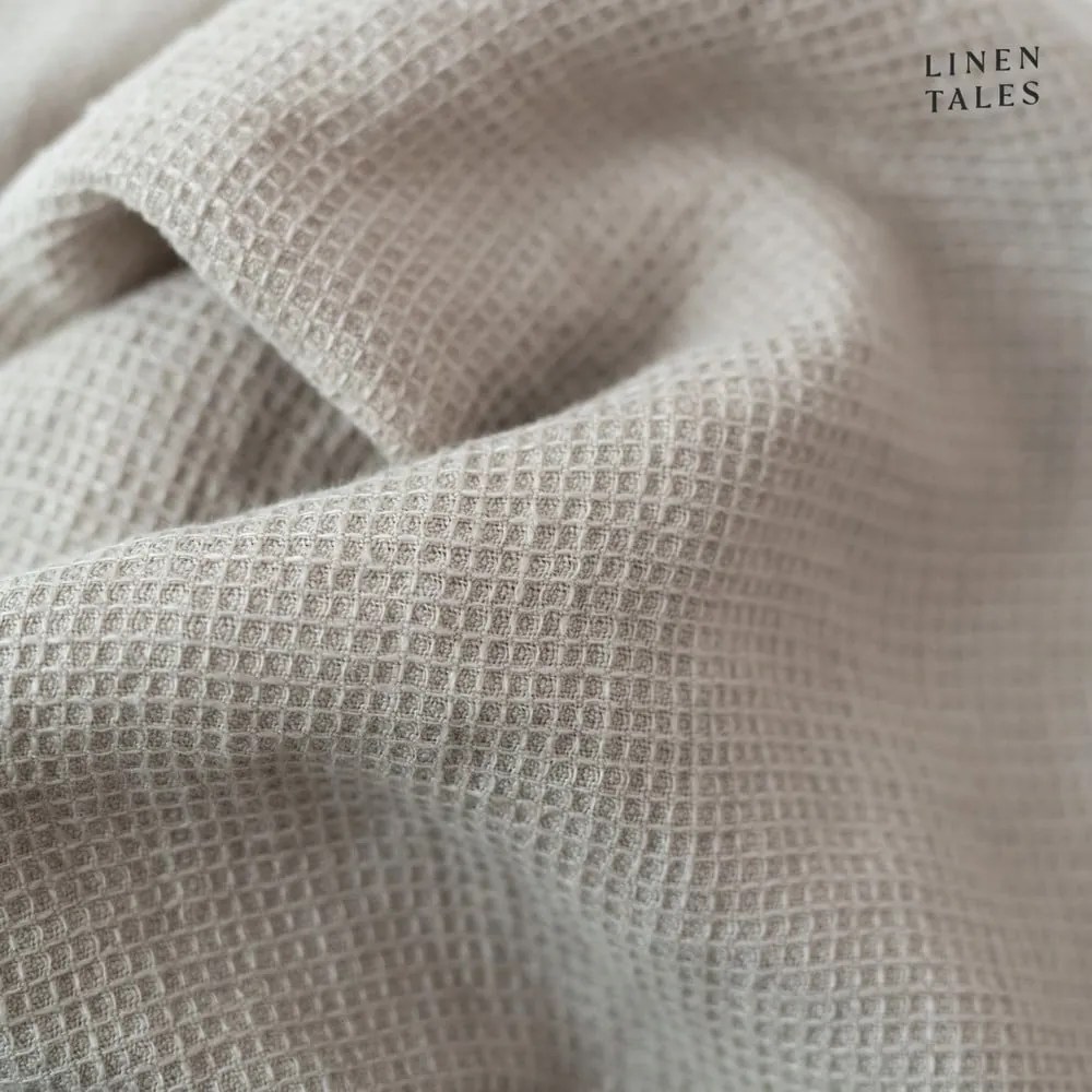 Vafľový ľanový uterák v prírodnej farbe 45x65 cm Natural Fine Waffle – Linen Tales