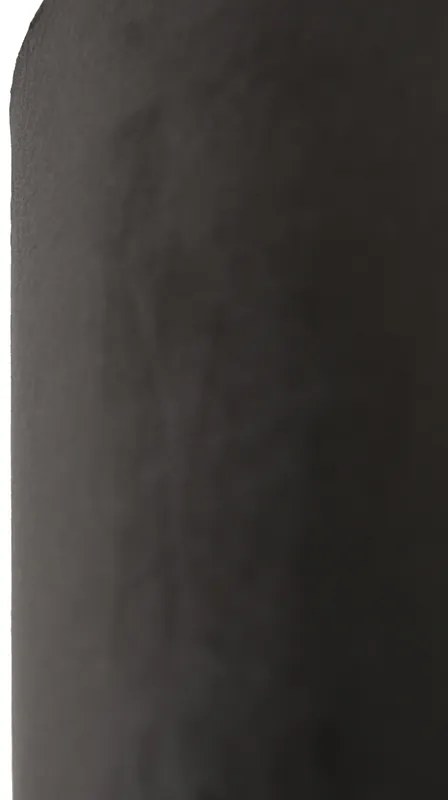 Zamatový tienidlo čierny 20/20/20 so zlatým vnútrom