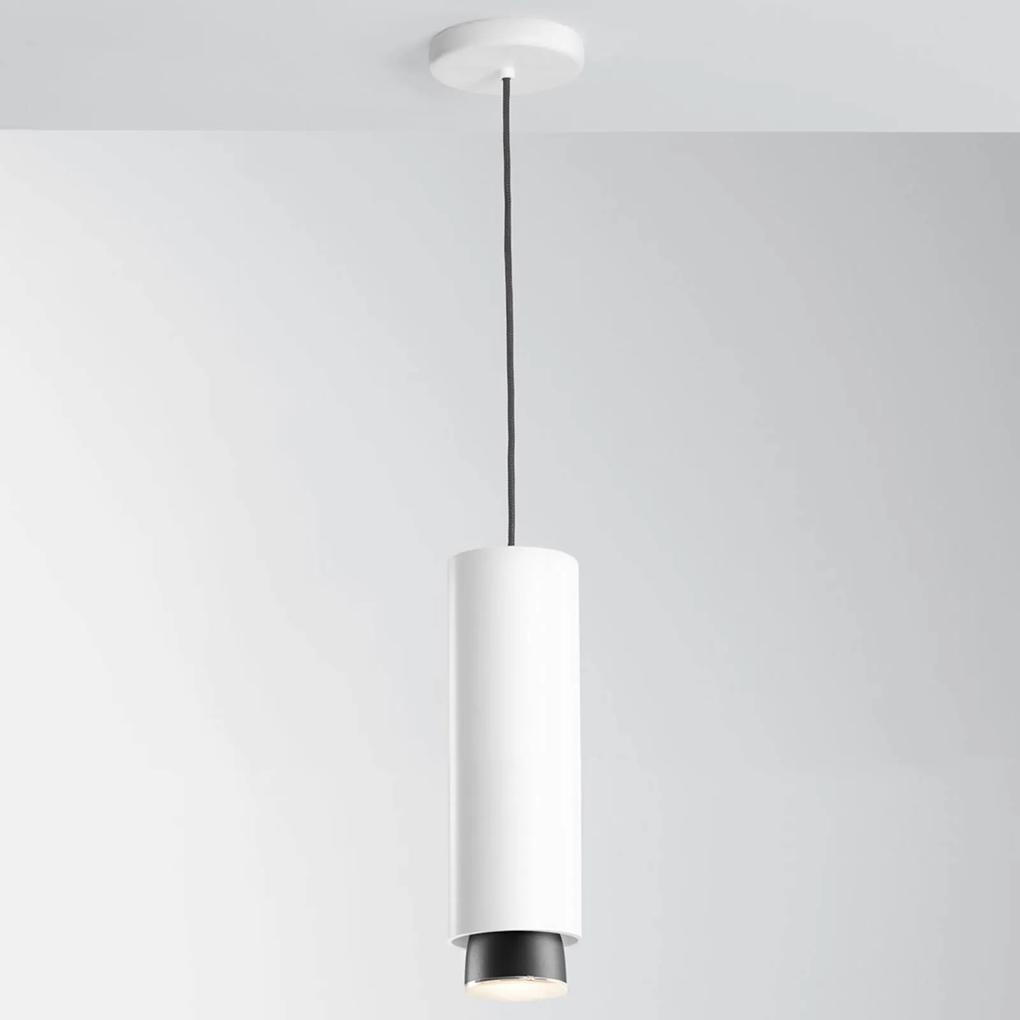 Fabbian Claque LED závesné svietidlo 30 cm biele
