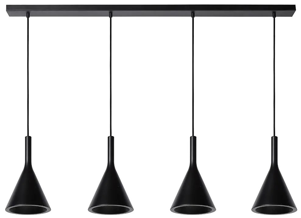 Lucide 35410/04/30 - Luster na lanku GIPSY 4xE27/25W/230V