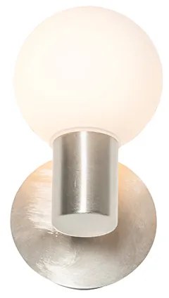 Moderná nástenná lampa oceľ IP44 - Cederic Up