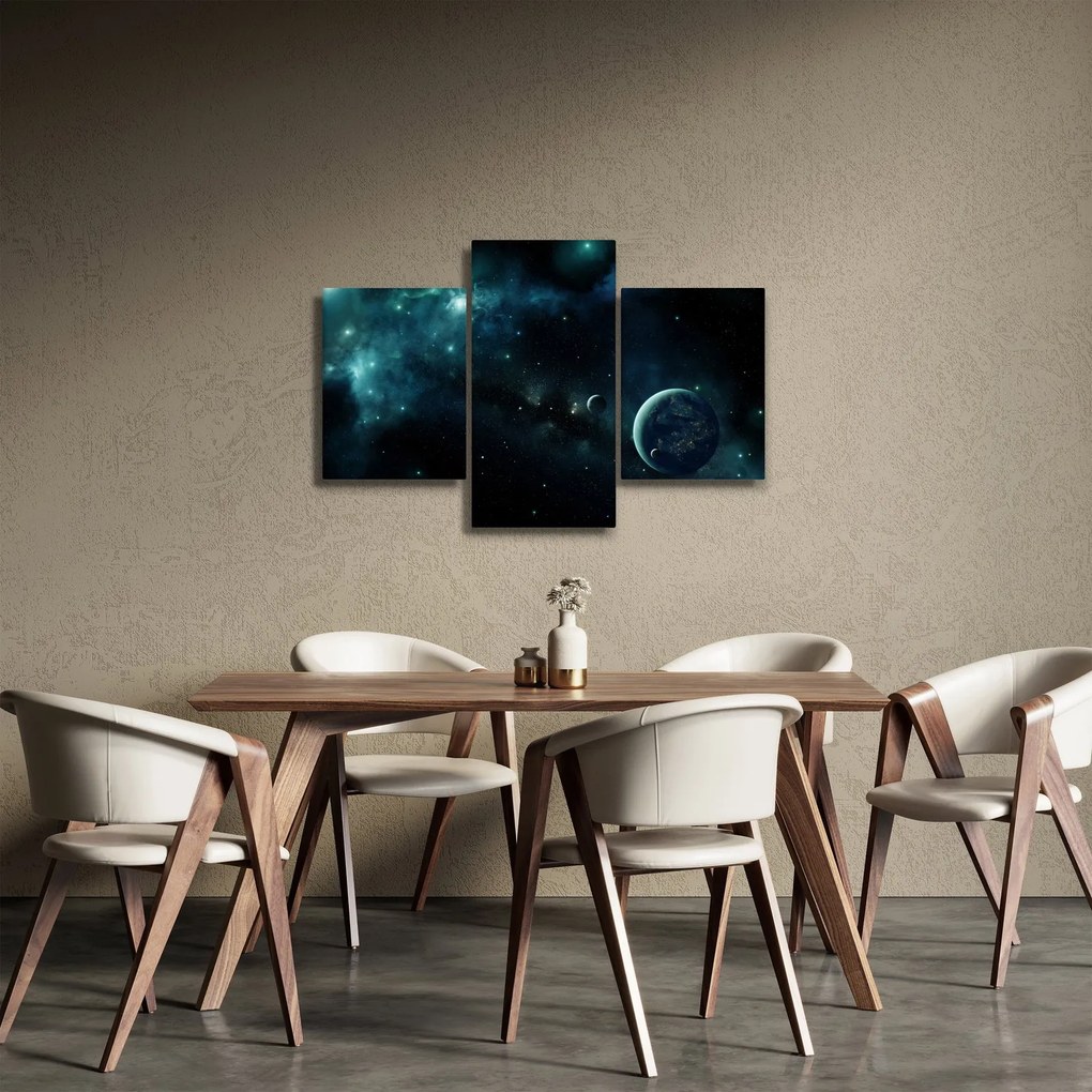 Obraz - Život vo vesmíre (90x60 cm)