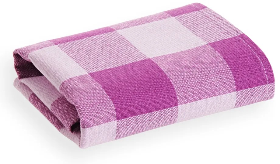 Biante Kuchynská bavlnená utierka Olivia OL-021 Fialová kocka veľká