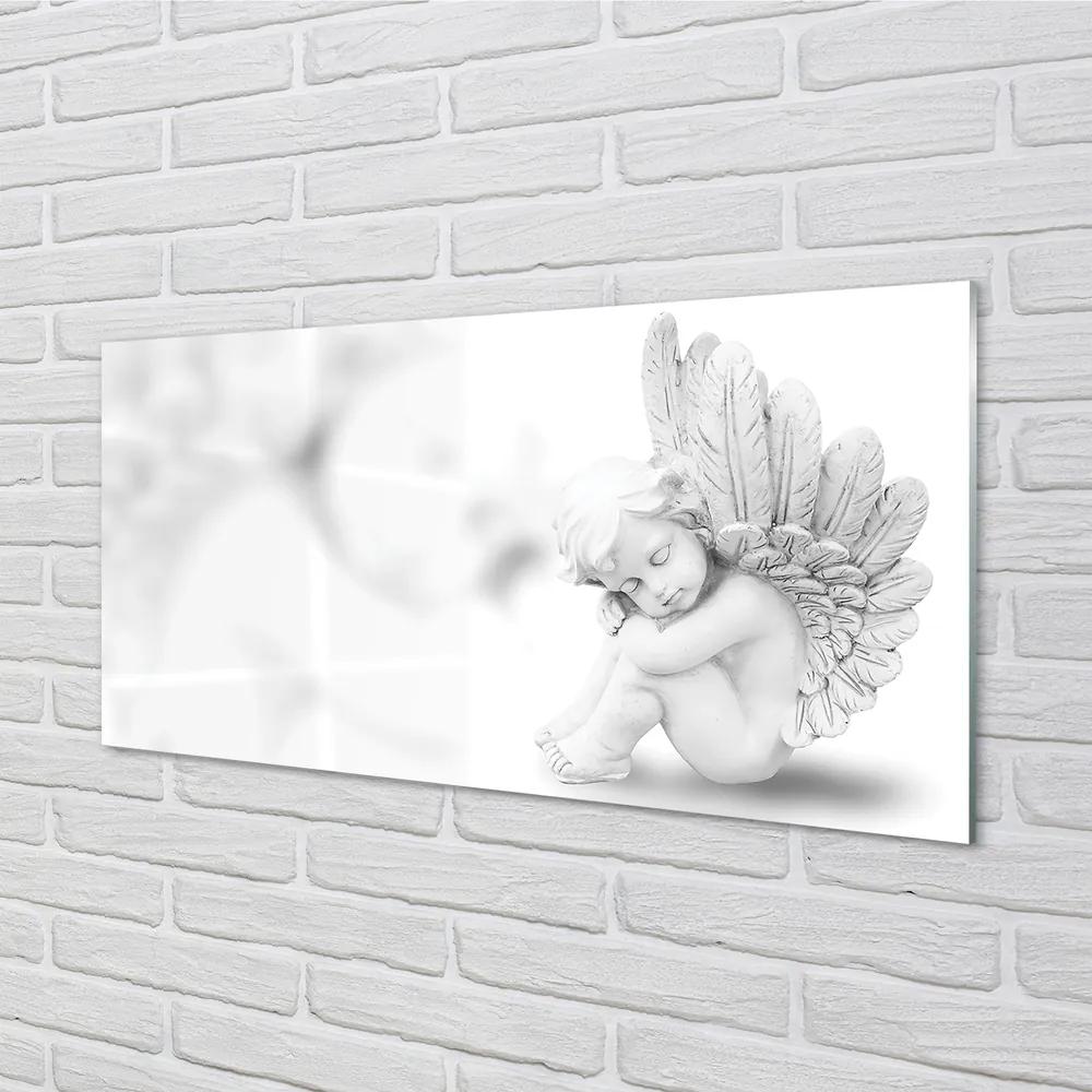 Obraz na akrylátovom skle Spiace anjel 140x70 cm