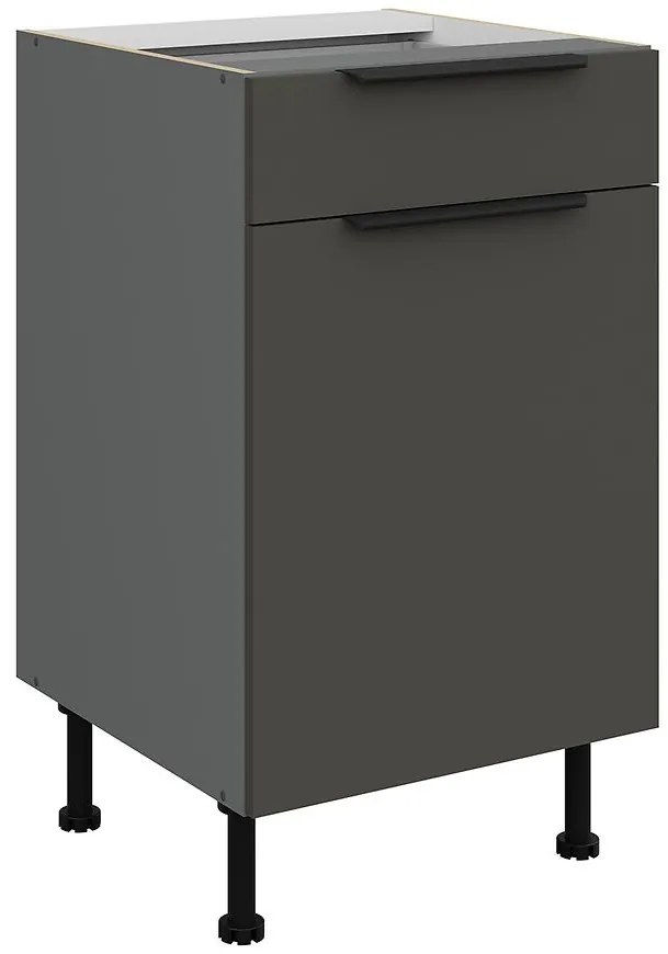 Kuchynská skrinka Aria-Gr/Ant Anti Fingerprint 50d 1f 1s Bb