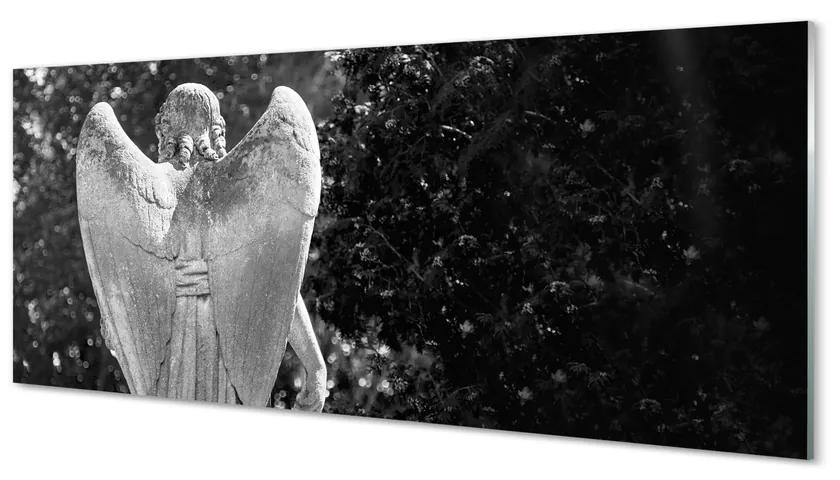 Obraz na akrylátovom skle Anjel krídla strom 120x60 cm