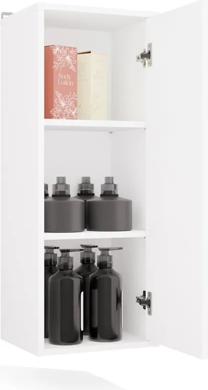 Horná závesná skrinka Nina 35 cm biela