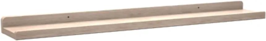 Matne lakovaná dubová polička na obrázky Rowico Gorgona, dĺžka 70 cm