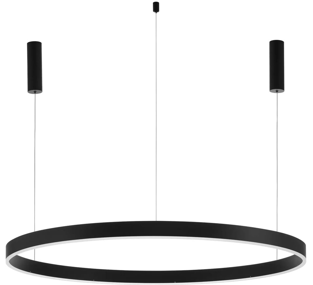 LED luster Motif 120 čierne stmievateľné