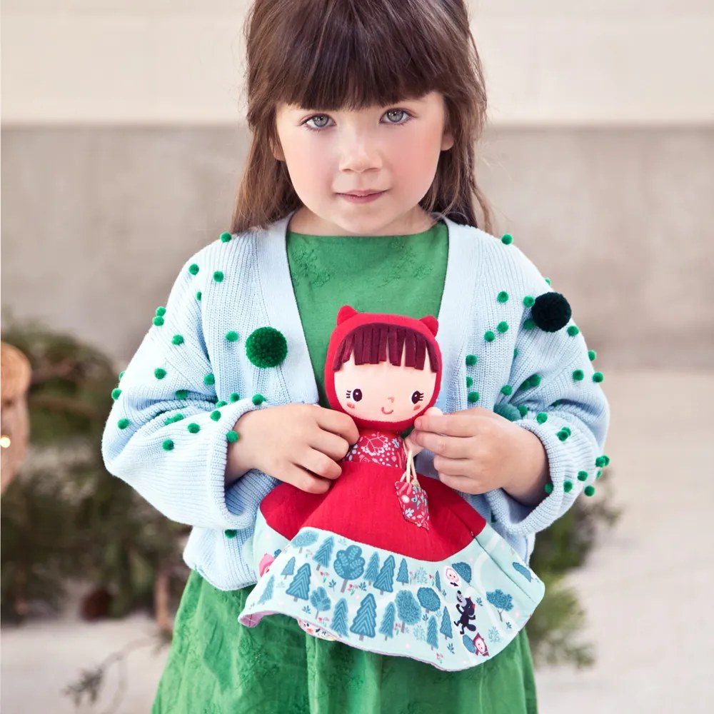 Lilliputiens - obojstranná rozprávková bábika - Červená Čiapočka