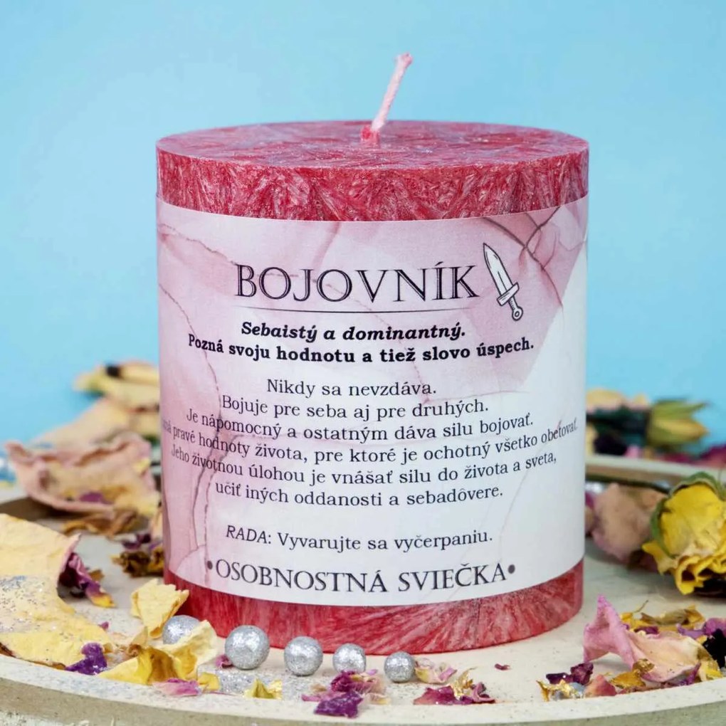 Bojovník - Sviečka osobnosti