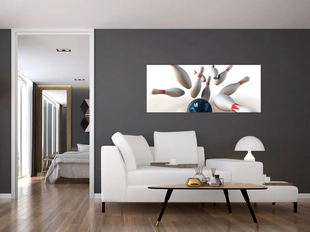 Obraz - Bowling (120x50 cm)