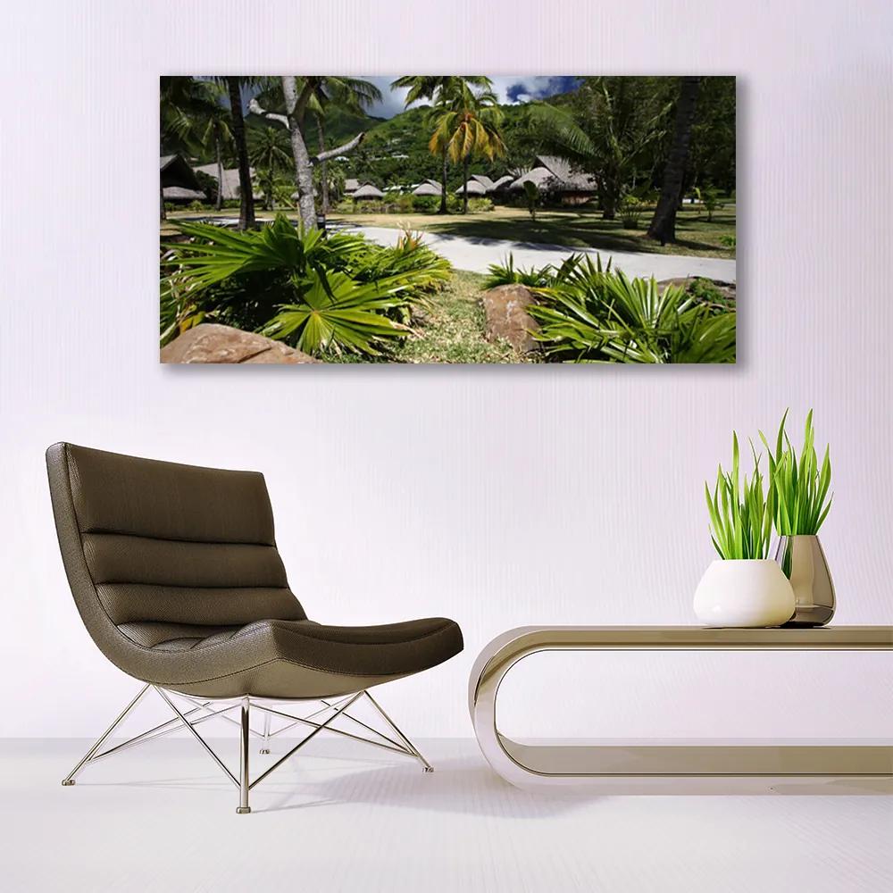 Obraz plexi Listy palmy stromy príroda 120x60 cm