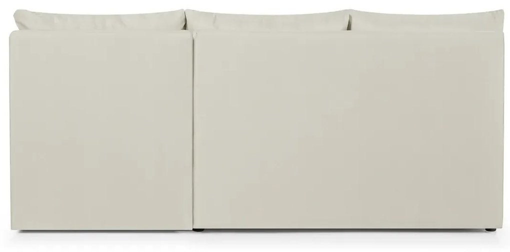 Rozkládací rohová sedací souprava TOMI Krémová