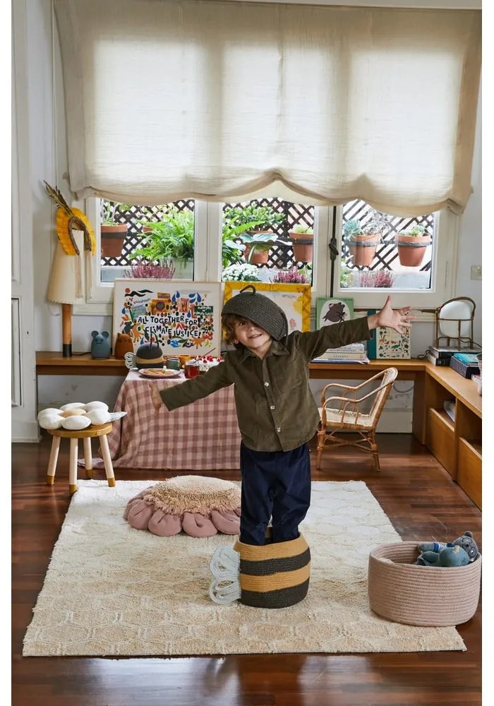 Látkový detský kôš na hračky ø 30x32 cm Mama Bee – Lorena Canals