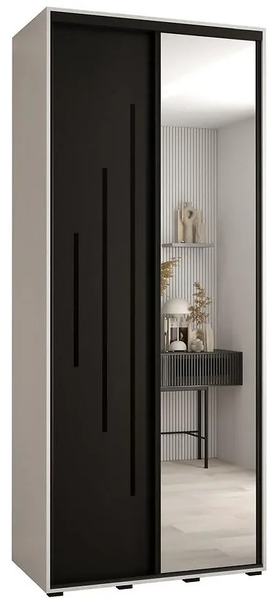 Skriňa 45 Canaris 13 100 biela/čierna/čierna