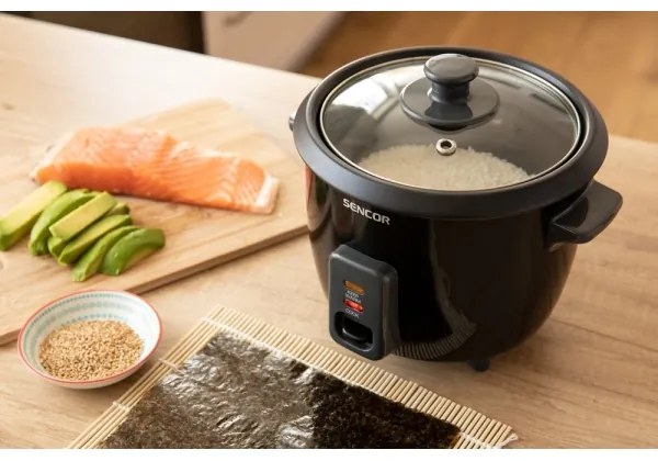Sencor - Ryžovar 300W/230V 0,6l čierna