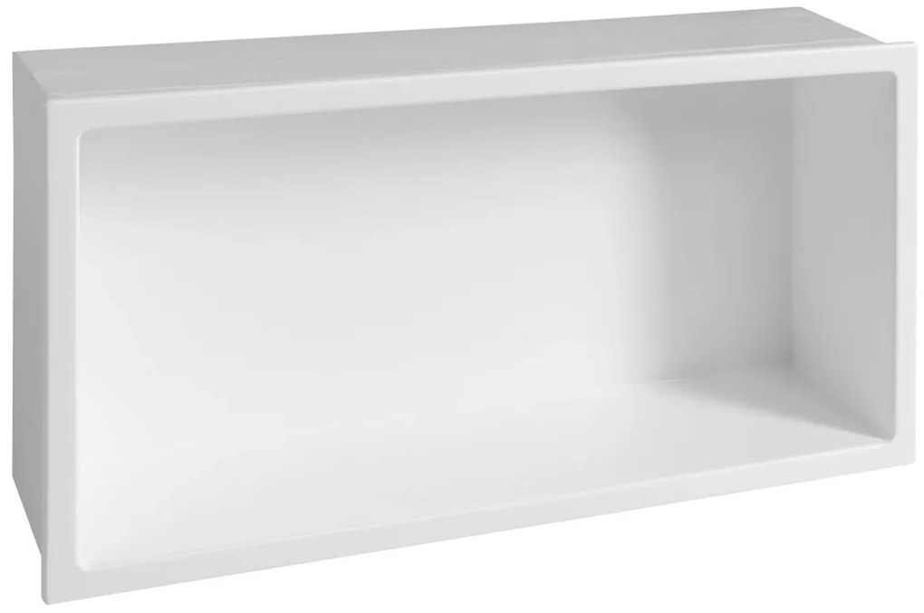 Polysan Polysan, INSERTA zapustená polica do obkladu, liaty mramor, 810x270mm, biela, 1301-82
