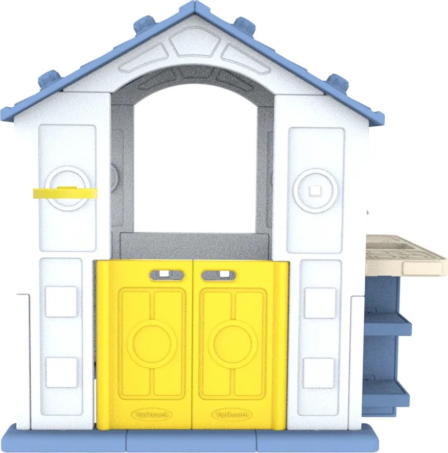 Ramiz Dom s košom a umývadlom Modrá strecha