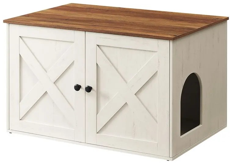 VASAGLE Mačacia búda Feandrea s odnímateľnou priečkou 80 x 53 x 50 cm PCL002P01