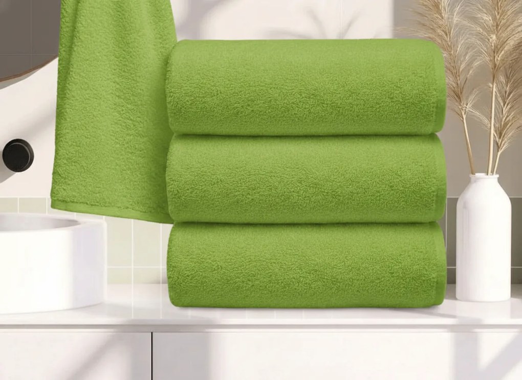 Uterák NORIELLE 50x90 cm zelený, 100% bavlna