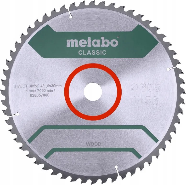 Kotúčová Píla Na Drevo 305X30 MM 56Z Vidlicová Na Pokosovú Pílu, Presné Rezanie