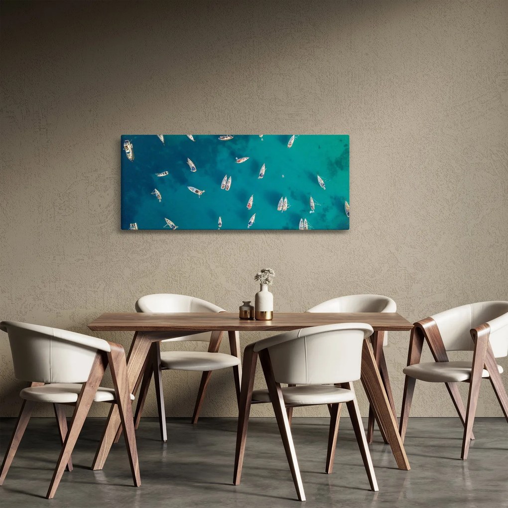 Obraz - Plachetnica (120x50 cm)