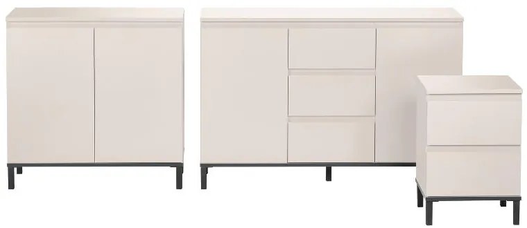 Livarno® Komoda s 3 zásuvkami a 2 dvierkami (850000510)