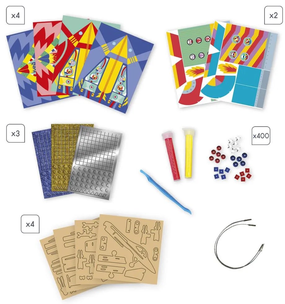 Detský ateliér XXL - Vesmírne dobrodružstvo - 13 projektov