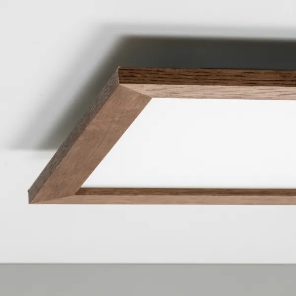 Brilagi - LED Stmievateľné svietidlo SLIMFRAME WOOD LED/36W/230V 49,5x49,5 cm + DO