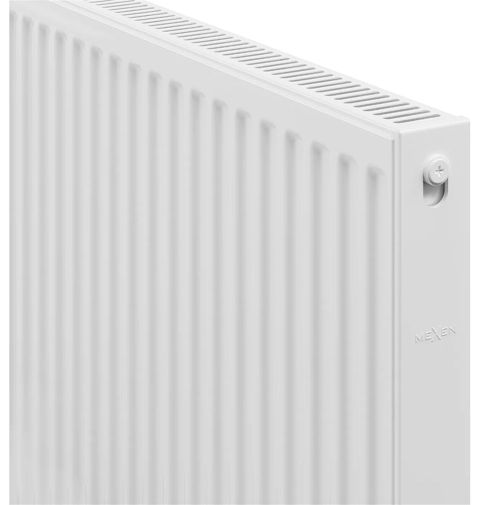 Mexen, panelový radiátor Mexen C11 600 x 800 mm, bočné pripojenie, 747 W, biely - W411-060-080-00