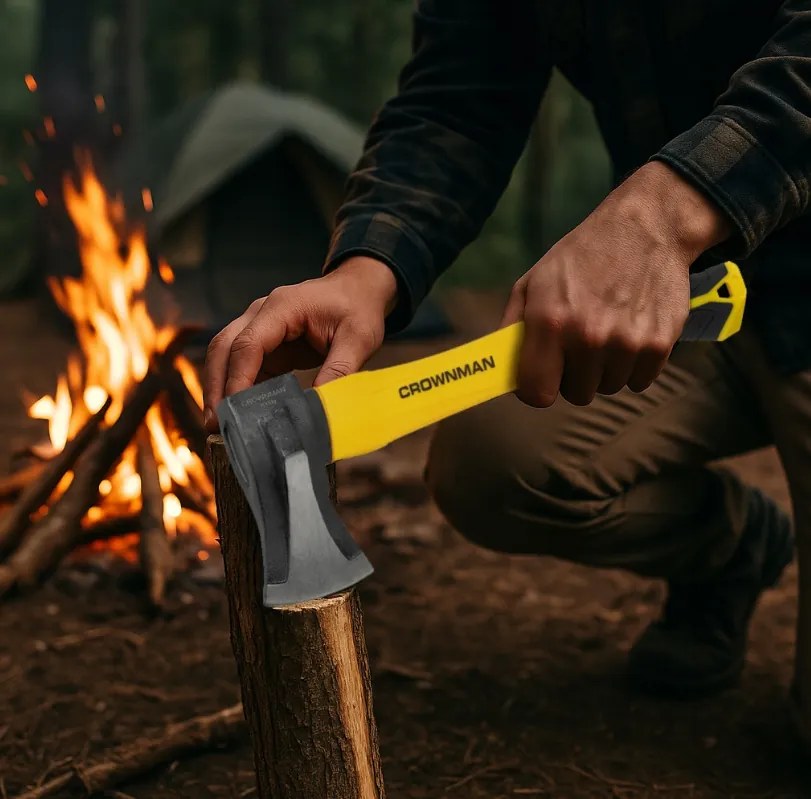 Sekera na štiepanie dreva 1000g 45cm pevná hlava z uhlíkovej ocele