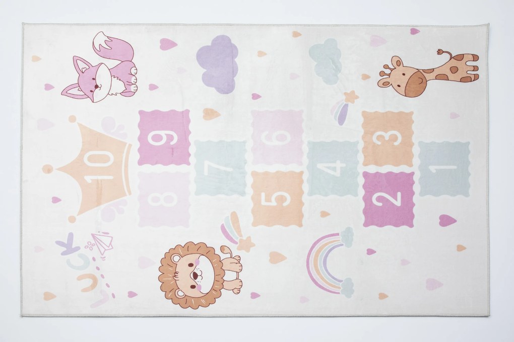 Detský koberec KIDS 2409022D-2 obdĺžnikový – polyester Rozmer: 80x150 cm